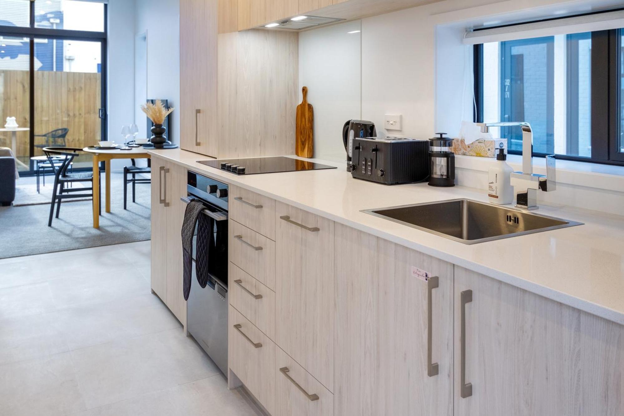 Single Level Studio, Cbd Escape: King Bed Christchurch Exteriér fotografie
