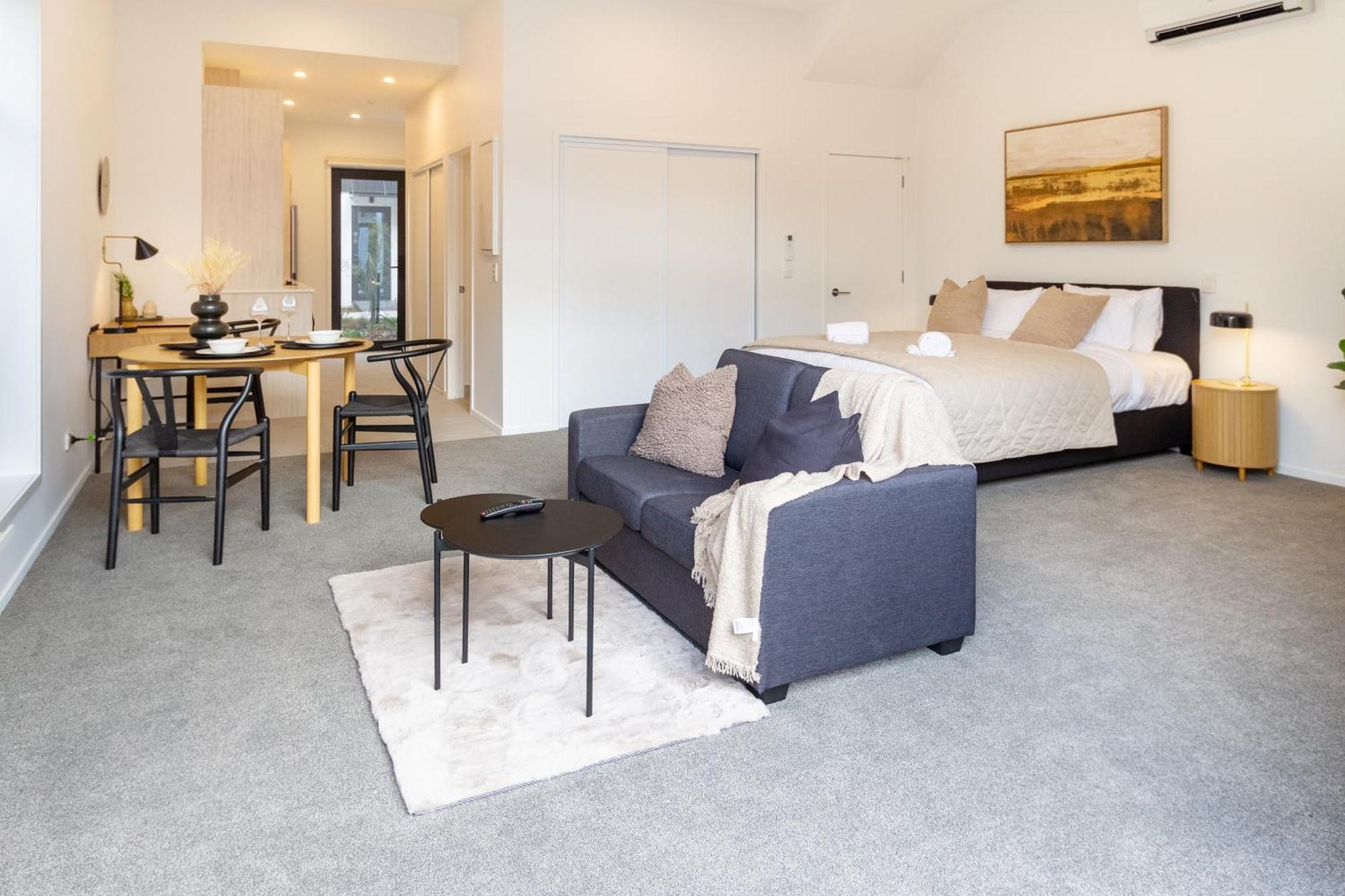 Single Level Studio, Cbd Escape: King Bed Christchurch Exteriér fotografie